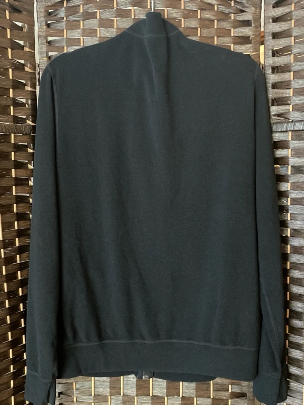 Landau/White Cross CRFT WJ706 Unisex Reversible Scrub Jacket Black Medium.